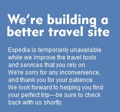 Expedia travel website goes offline
