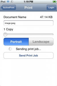 ActivePrint Print iPhone iPod Touch Pocket Watch Software