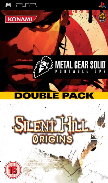 Konami double pack Playstation Portable PSP Metal Gear Solid Portable Ops 
